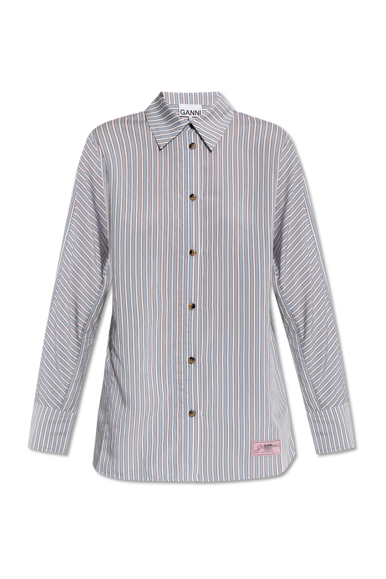 100 ％品質保証 Ganni Shirt with striped pattern | Women's Clothing | Vitkac トップス
